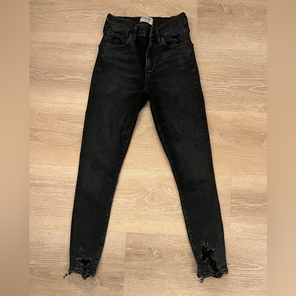 Agolde Black Skinny Jeans
